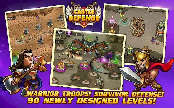Скачать Castle Defense 2 [МОД/Взлом Разблокированная версия] на Андроид