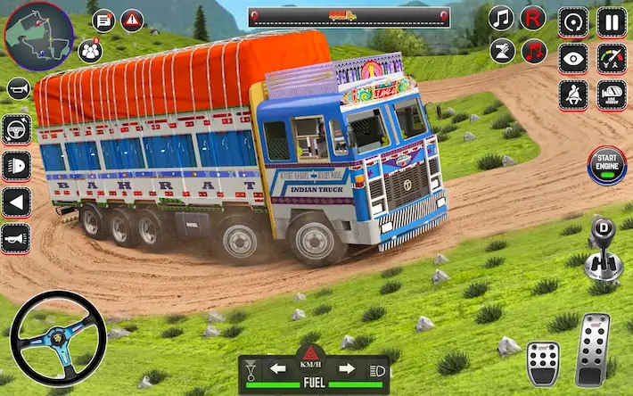 Скачать Indian Truck Drive Truck Games [МОД/Взлом Много монет] на Андроид