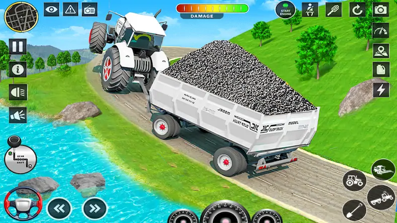Скачать Big Tractor Farming Simulator [МОД/Взлом Много денег] на Андроид