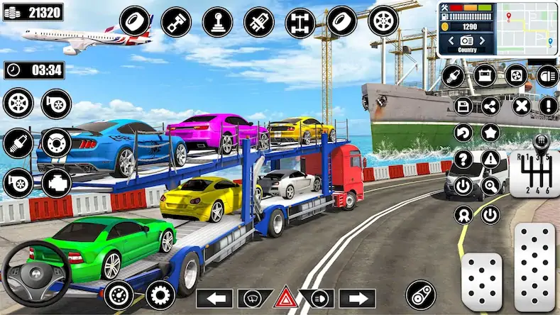 Скачать Heavy Truck Driving Simulator [МОД/Взлом Бесконечные монеты] на Андроид