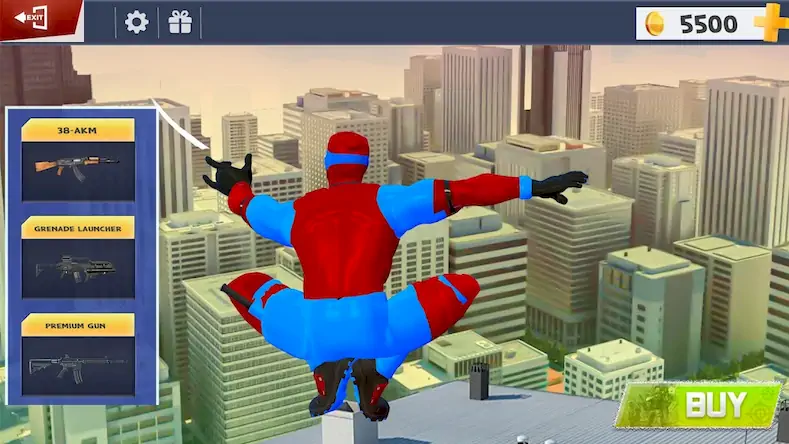 Скачать Spider Hero Rope Game [МОД/Взлом Много монет] на Андроид