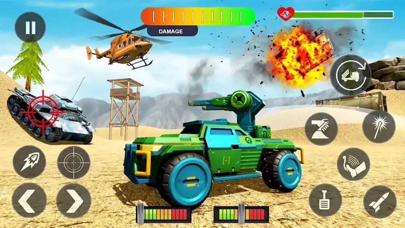 Скачать Tank Battle 3D War Tanks Game [МОД/Взлом Unlocked] на Андроид