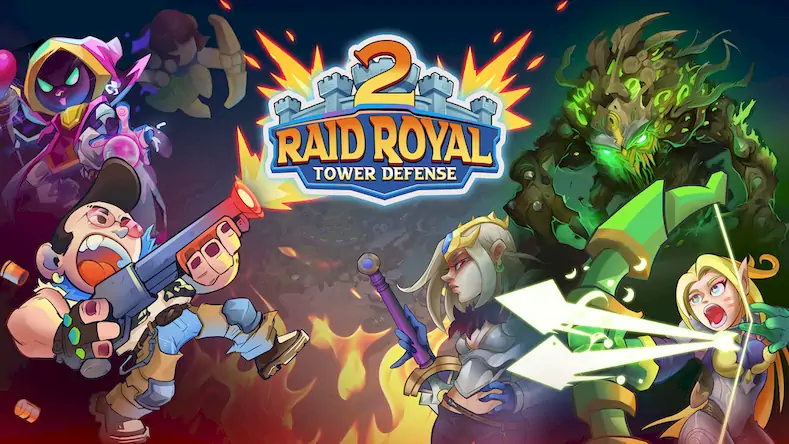 Скачать Raid Royal 2: TD Battles [МОД/Взлом Unlocked] на Андроид
