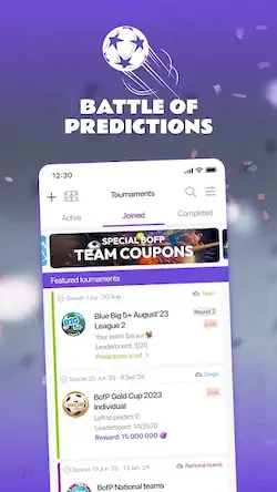Скачать Battle of Predictions - Sports [МОД/Взлом Бесконечные деньги] на Андроид