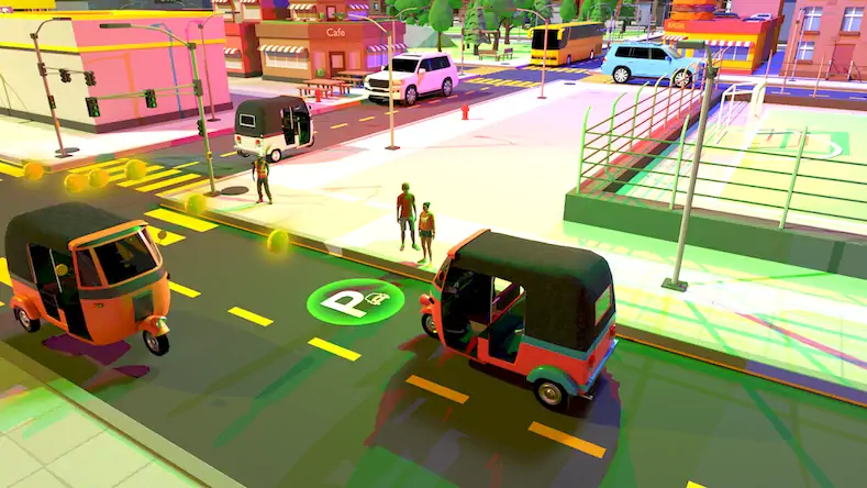 Скачать Tuk Tuk Rickshaw: 3D Game [МОД/Взлом Бесконечные монеты] на Андроид
