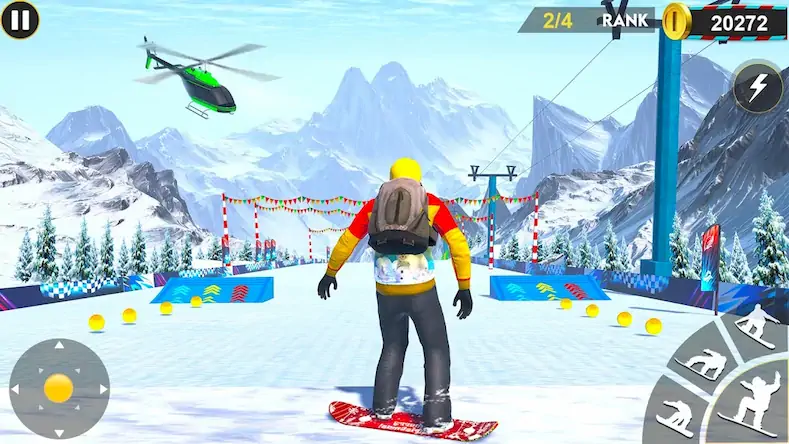 Скачать сноуборд горный трюк 3d [МОД/Взлом Бесконечные монеты] на Андроид