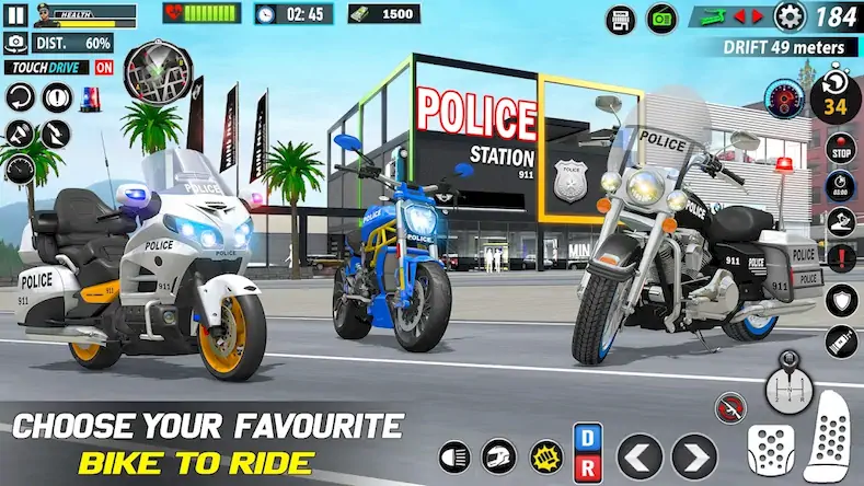 Скачать Police Moto Bike Chase Crime [МОД/Взлом Много монет] на Андроид