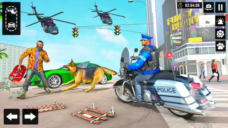Скачать US Police Dog City Crime Chase [МОД/Взлом Много монет] на Андроид