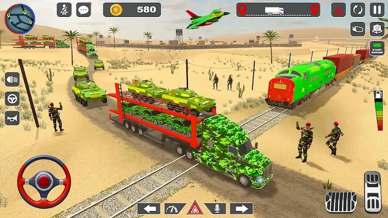 Скачать Army Vehicle Transport Games [МОД/Взлом Много денег] на Андроид