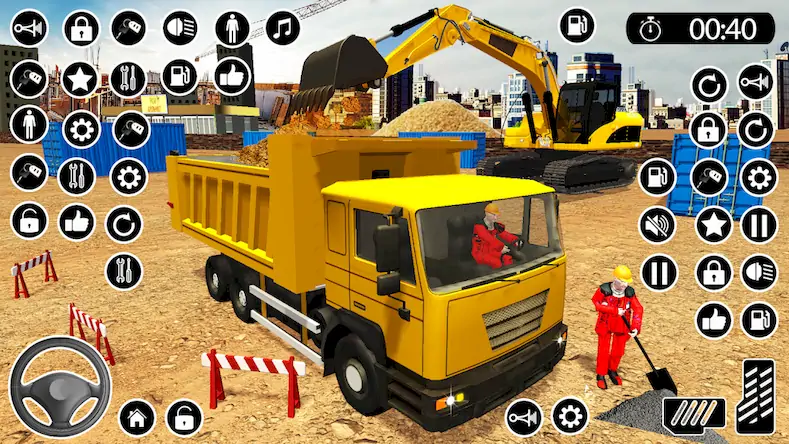 Скачать US Construction Games Sim JCB [МОД/Взлом Разблокированная версия] на Андроид