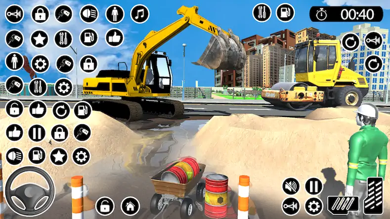 Скачать US Construction Games Sim JCB [МОД/Взлом Разблокированная версия] на Андроид