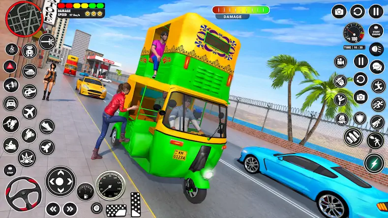 Скачать Tuk Tuk Auto Rickshaw Games 3D [МОД/Взлом Бесконечные деньги] на Андроид