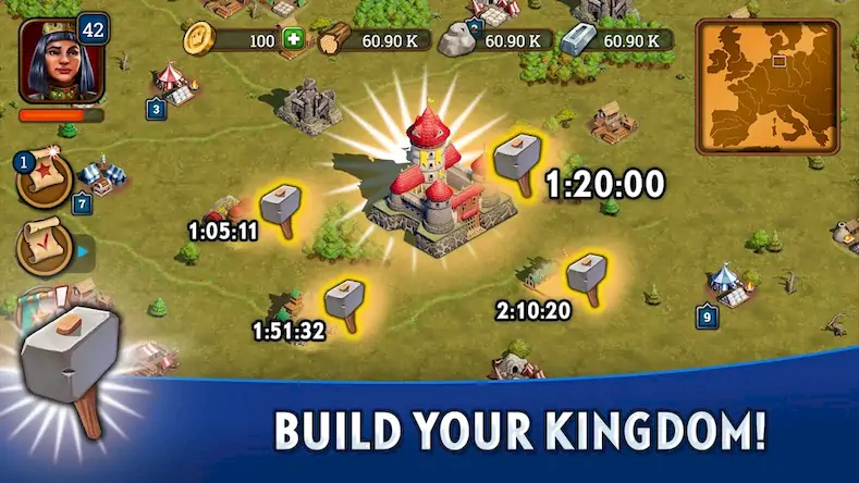 Скачать Medieval Kingdoms - Castle MMO [МОД/Взлом Много денег] на Андроид