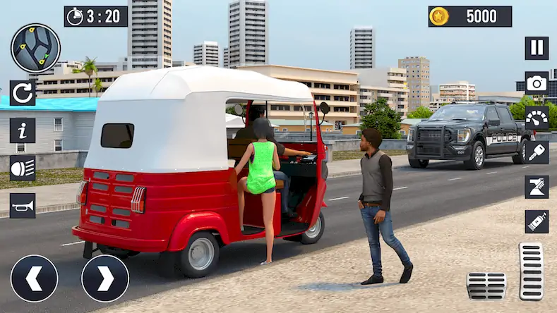 Скачать Rickshaw Driver Tuk Tuk Game [МОД/Взлом Бесконечные деньги] на Андроид