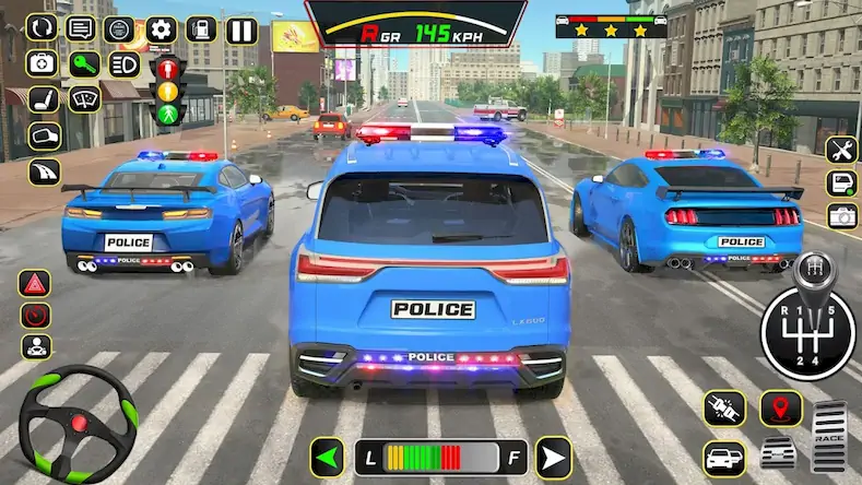 Скачать Police Car Driving School Game [МОД/Взлом Бесконечные монеты] на Андроид