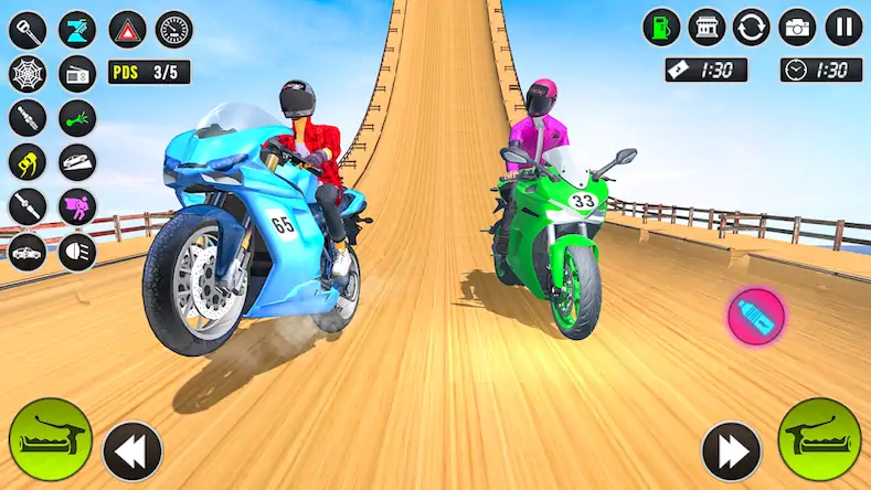 Скачать Bike Stunt 3D Bike Racing Game [МОД/Взлом Бесконечные монеты] на Андроид