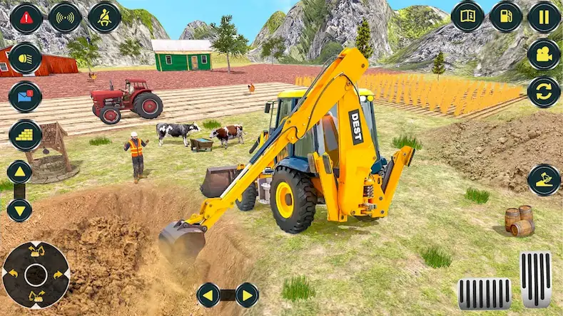 Скачать Village Excavator JCB Games [МОД/Взлом Много денег] на Андроид