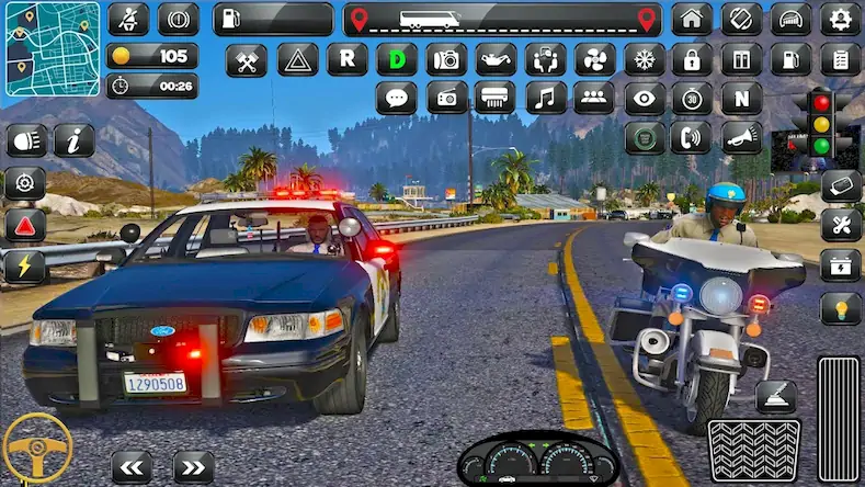 Скачать Полицейская парковка 3D-игра [МОД/Взлом Бесконечные деньги] на Андроид