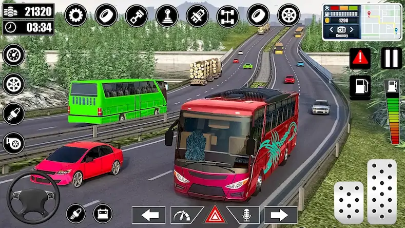 Скачать Bus Simulator: Tour Bus Driver [МОД/Взлом Бесконечные монеты] на Андроид
