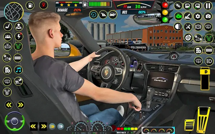 Скачать City Car Game: Driving School [МОД/Взлом Unlocked] на Андроид