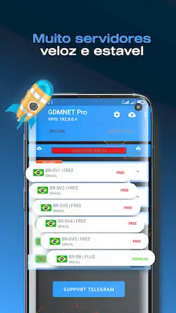 Скачать GDMNET Pro - Client VPN - SSH [МОД/Взлом Разблокированная версия] на Андроид