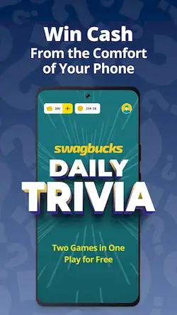 Скачать Swagbucks Trivia for Money [МОД/Взлом Много монет] на Андроид