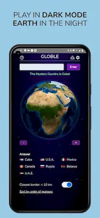 Скачать Globle - Country Guess Game [МОД/Взлом Разблокированная версия] на Андроид