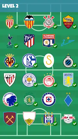 Скачать Football Clubs Logo Quiz Game [МОД/Взлом Бесконечные монеты] на Андроид
