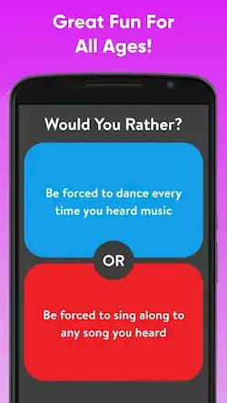 Скачать Would You Rather Choose? [МОД/Взлом Меню] на Андроид