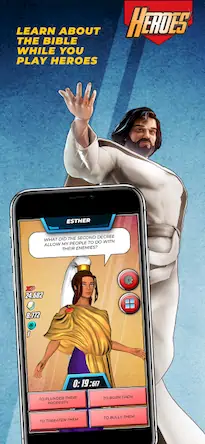 Скачать Bible Trivia Game: Heroes [МОД/Взлом Бесконечные монеты] на Андроид
