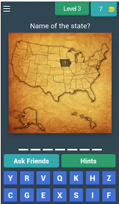 Скачать States of the USA - quiz [МОД/Взлом Много монет] на Андроид