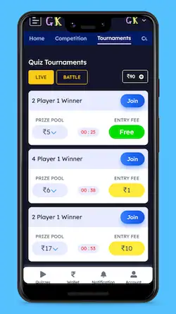 Скачать GyanOK - Play Quiz Earn Money [МОД/Взлом Бесконечные деньги] на Андроид