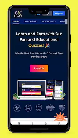 Скачать GyanOK - Play Quiz Earn Money [МОД/Взлом Бесконечные деньги] на Андроид