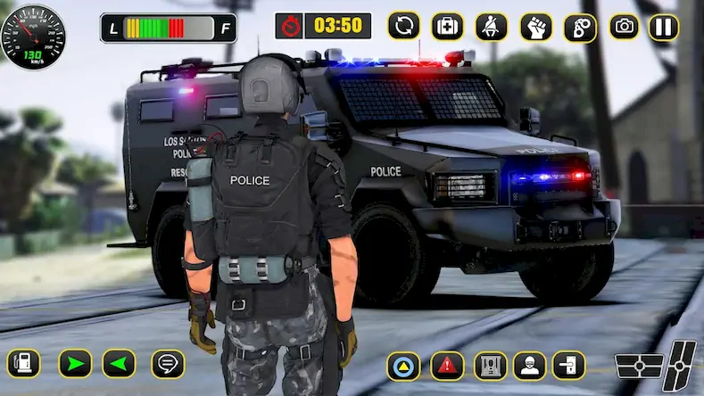 Скачать Cop Car Chase: игра воров [МОД/Взлом Много монет] на Андроид