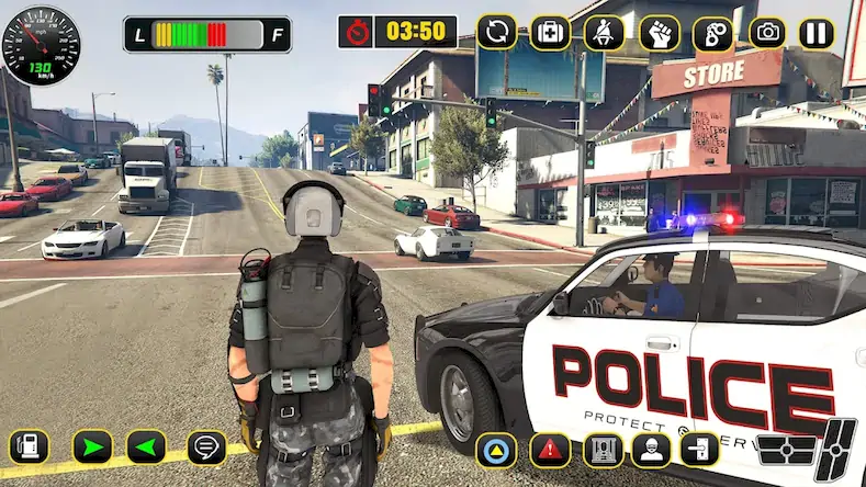 Скачать Cop Car Chase: игра воров [МОД/Взлом Много монет] на Андроид