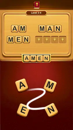 Скачать Bible Word Puzzle - Word Games [МОД/Взлом Много монет] на Андроид