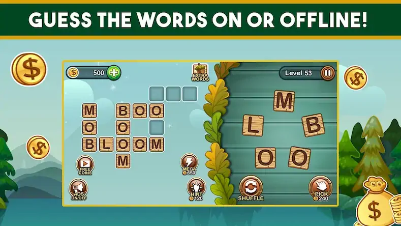 Скачать Word Nut - Word Puzzle Games [МОД/Взлом Меню] на Андроид
