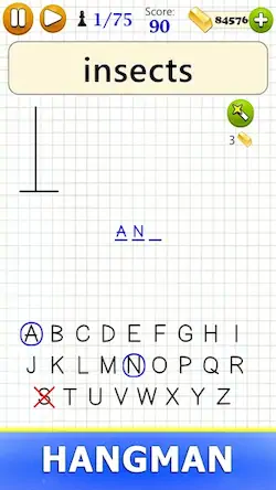 Скачать Hangman - Word Game [МОД/Взлом Много монет] на Андроид