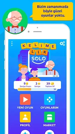 Скачать Kelimelik Solo [МОД/Взлом Unlocked] на Андроид