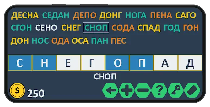 Скачать Составь слово пацана [МОД/Взлом Много монет] на Андроид