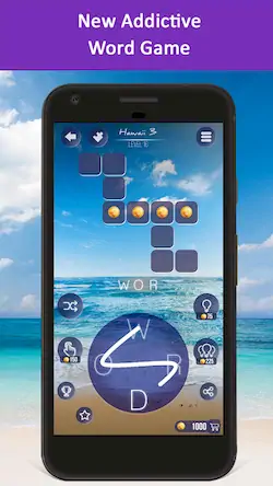 Скачать Word Beach: Игры Поиск слов [МОД/Взлом Бесконечные монеты] на Андроид