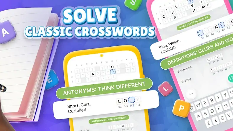 Скачать Acrostics－Cross Word Puzzles [МОД/Взлом Бесконечные деньги] на Андроид