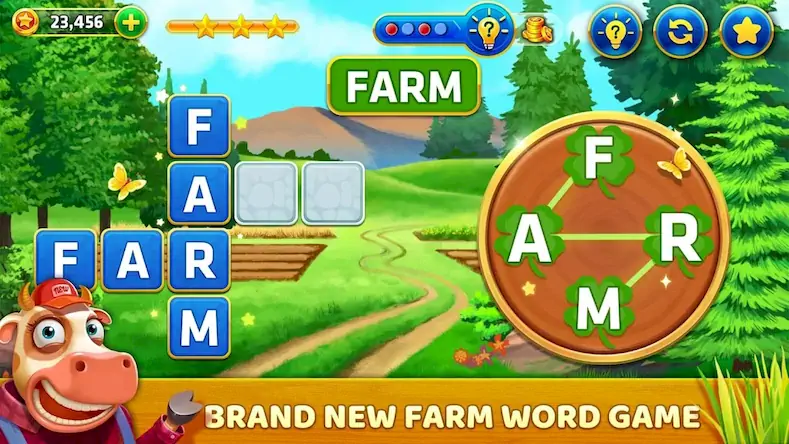 Скачать Word Farm - Cross Word games [МОД/Взлом Много денег] на Андроид