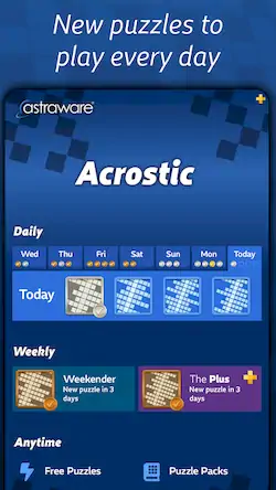 Скачать Astraware Acrostic [МОД/Взлом Меню] на Андроид
