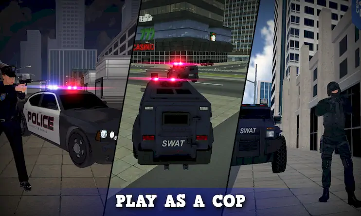 Скачать Justice Rivals 3 Cops&Robbers [МОД/Взлом Бесконечные монеты] на Андроид