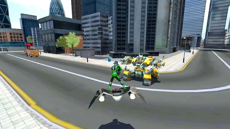 Скачать Rope Frog Ninja Hero Car Vegas [МОД/Взлом Много монет] на Андроид