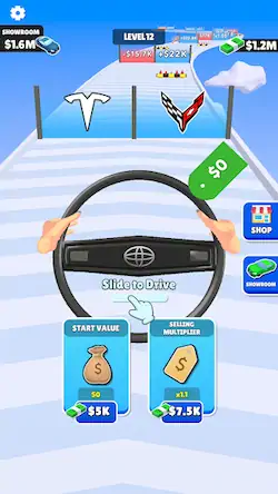 Скачать Steering Wheel Evolution [МОД/Взлом Меню] на Андроид