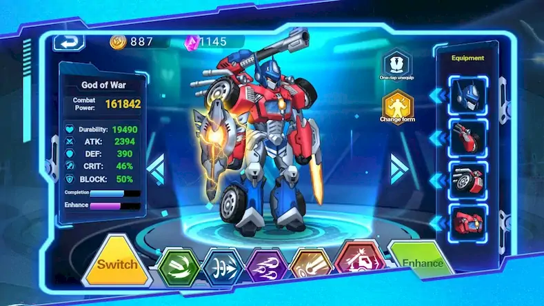 Скачать Mecha Storm: Robot Battle Game [МОД/Взлом Разблокированная версия] на Андроид