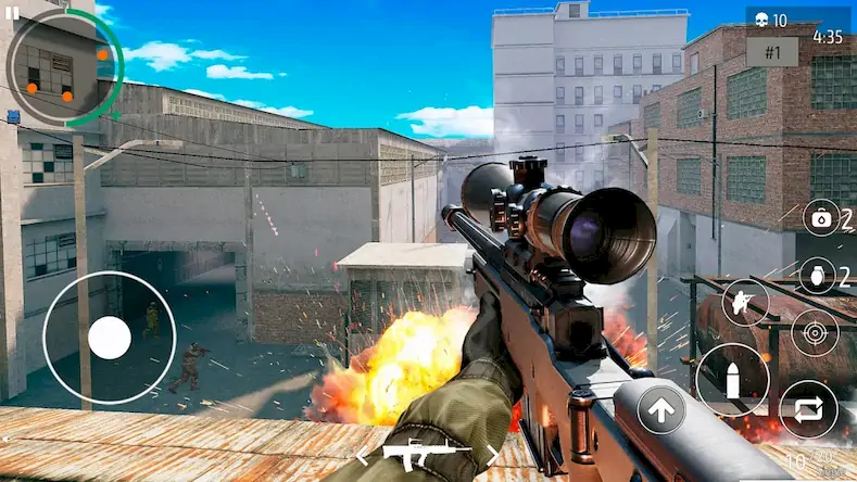 Скачать Just FPS Shooter оффлайн игра [МОД/Взлом Меню] на Андроид