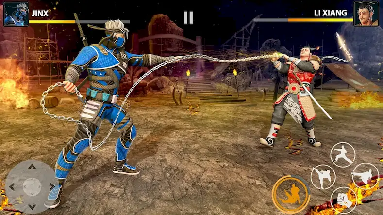 Скачать Ninja Master: Fighting Games [МОД/Взлом Бесконечные монеты] на Андроид
